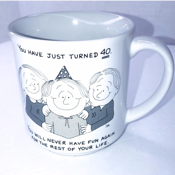 Dale Other - Dale turned 40 cup 12 ounce no chips or cracks